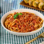 Spaghetti Bolognesa de Cordero