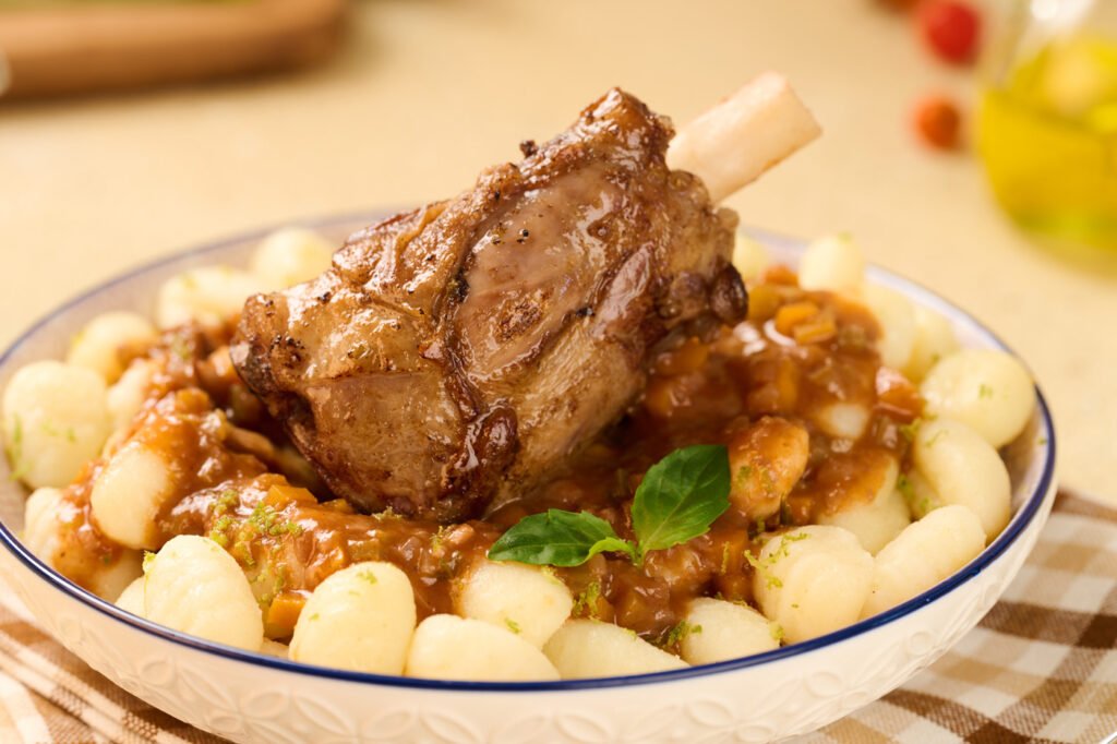Osobuco con ñoquis