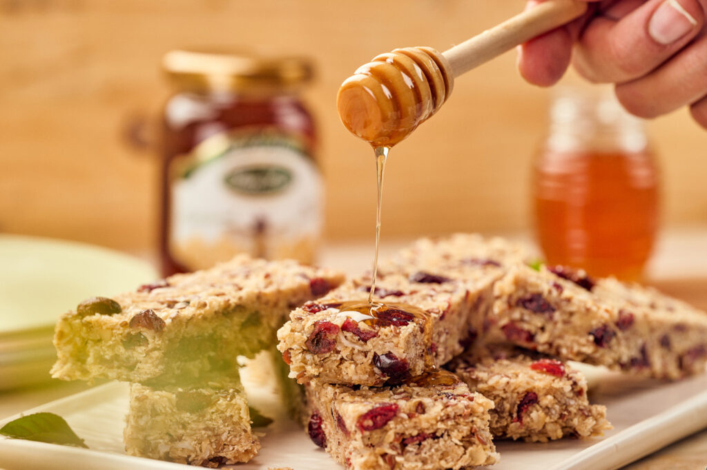 Barras energéticas de avena