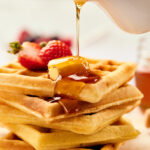Wafles con miel
