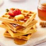 Wafles con miel